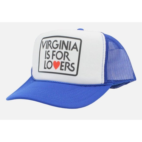 Virginia Is For Lovers Trucker Hat Vintage Mesh Hat Adjustable Cap - Picture 3 of 3